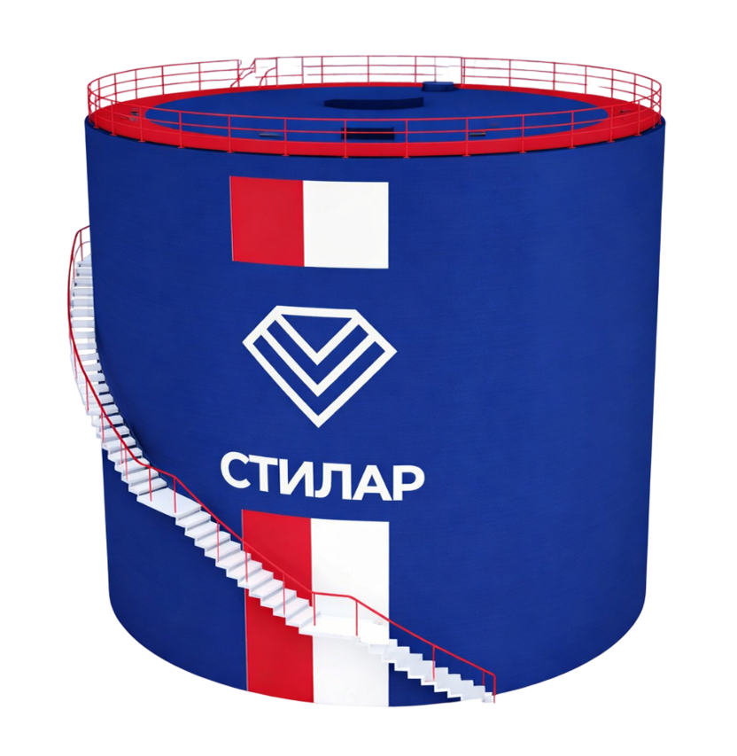 Цельносварной резервуар РВС для нефтепродуктов 125 м³ от завода-производителя